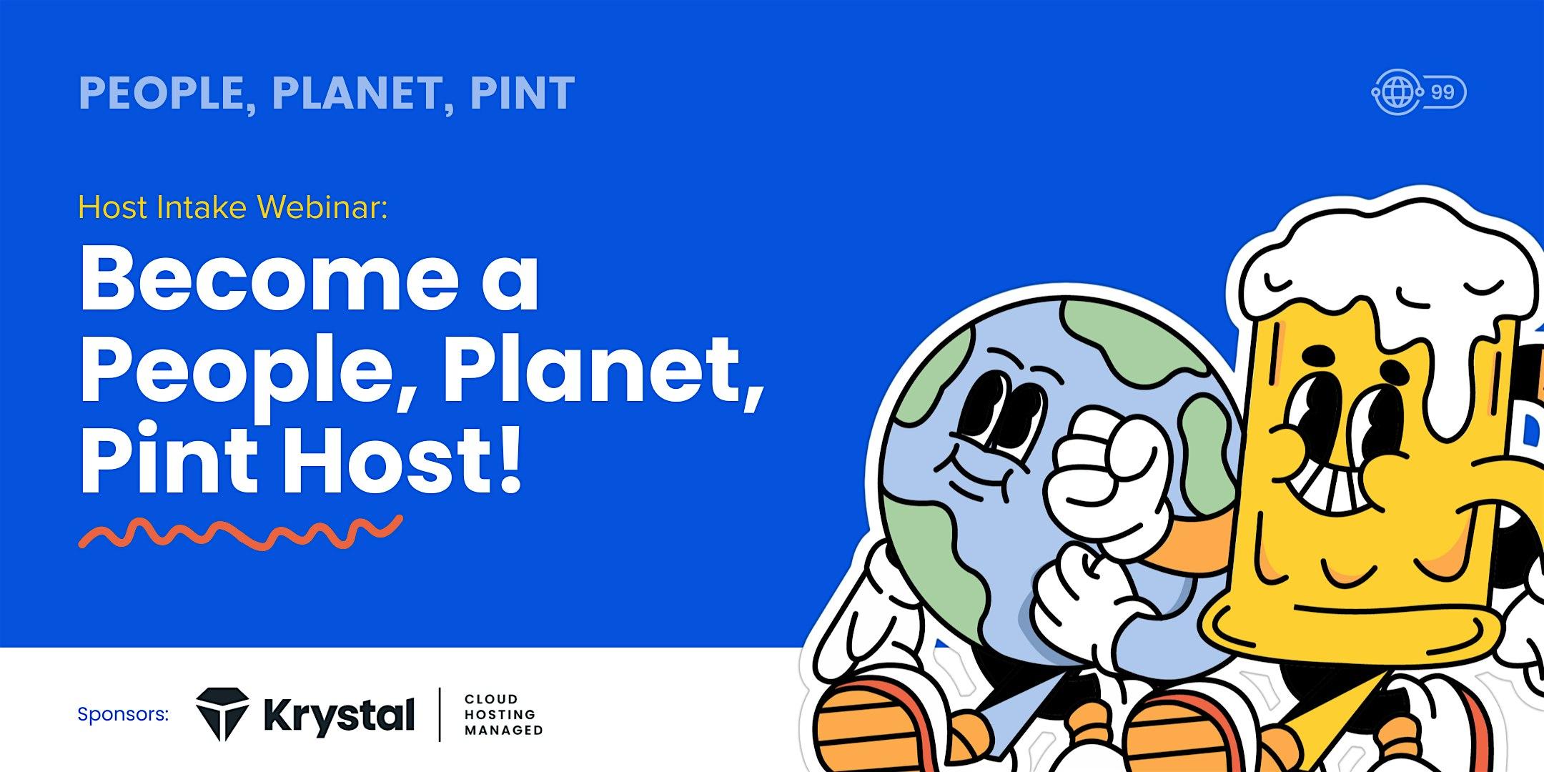 Become a People Planet Pint Host!